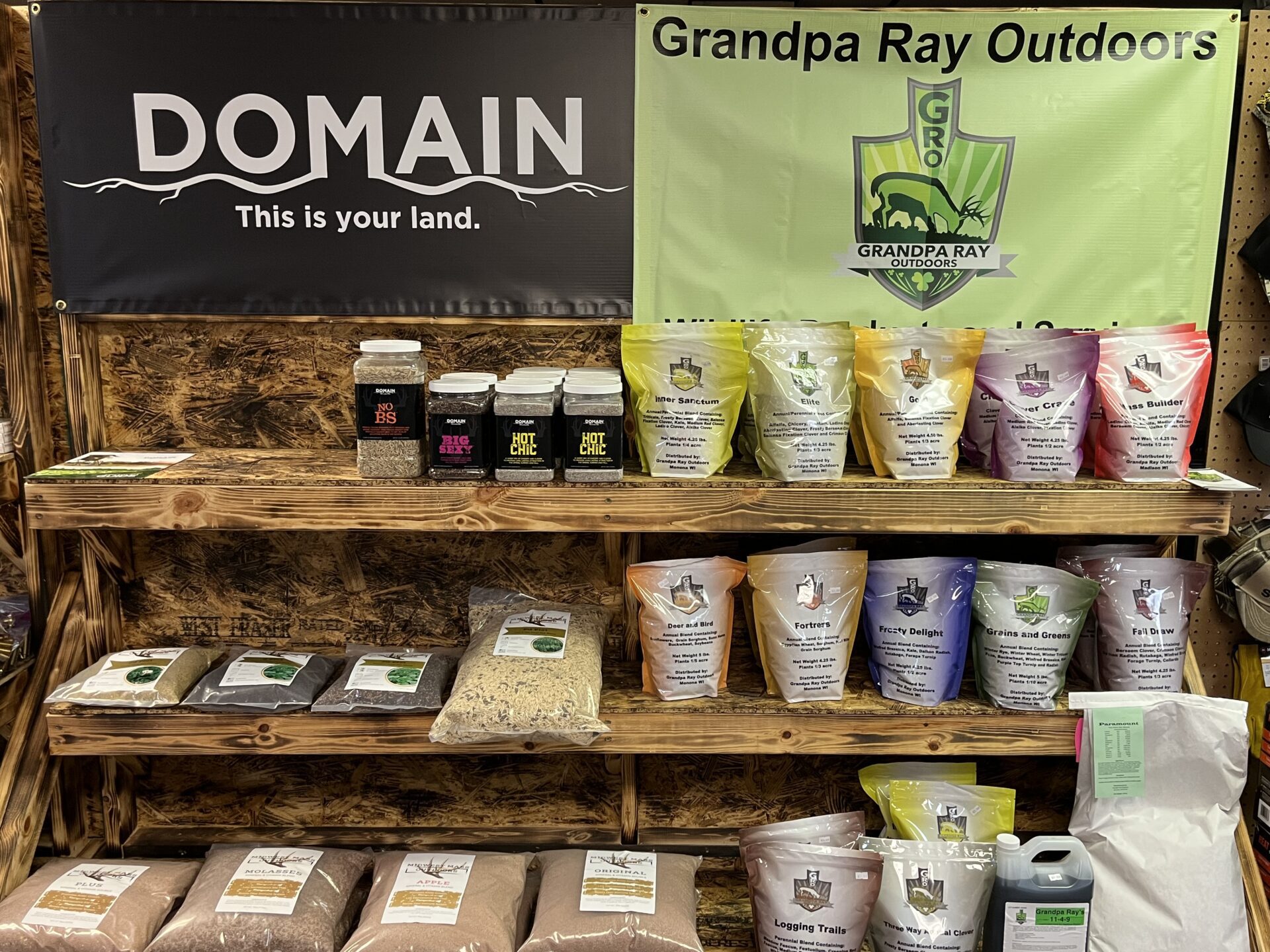 Domain & Grandpa Ray Outdoors Food Plot Seeds